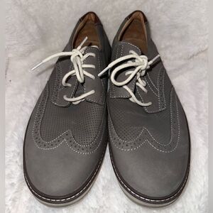 Johnston & Murphy Gray Oxfords 11.5